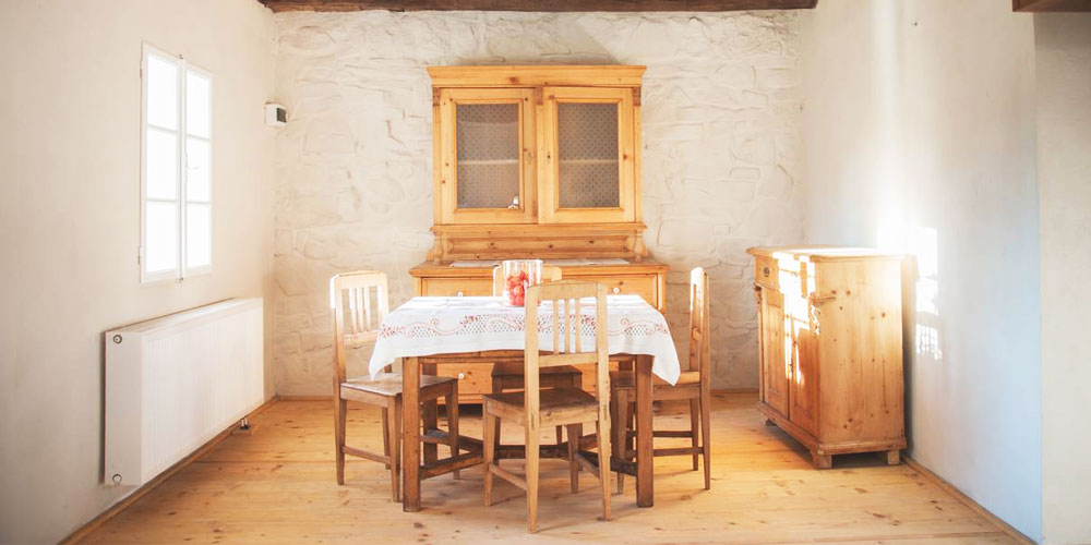 Room with Fireplace in the Former Stables